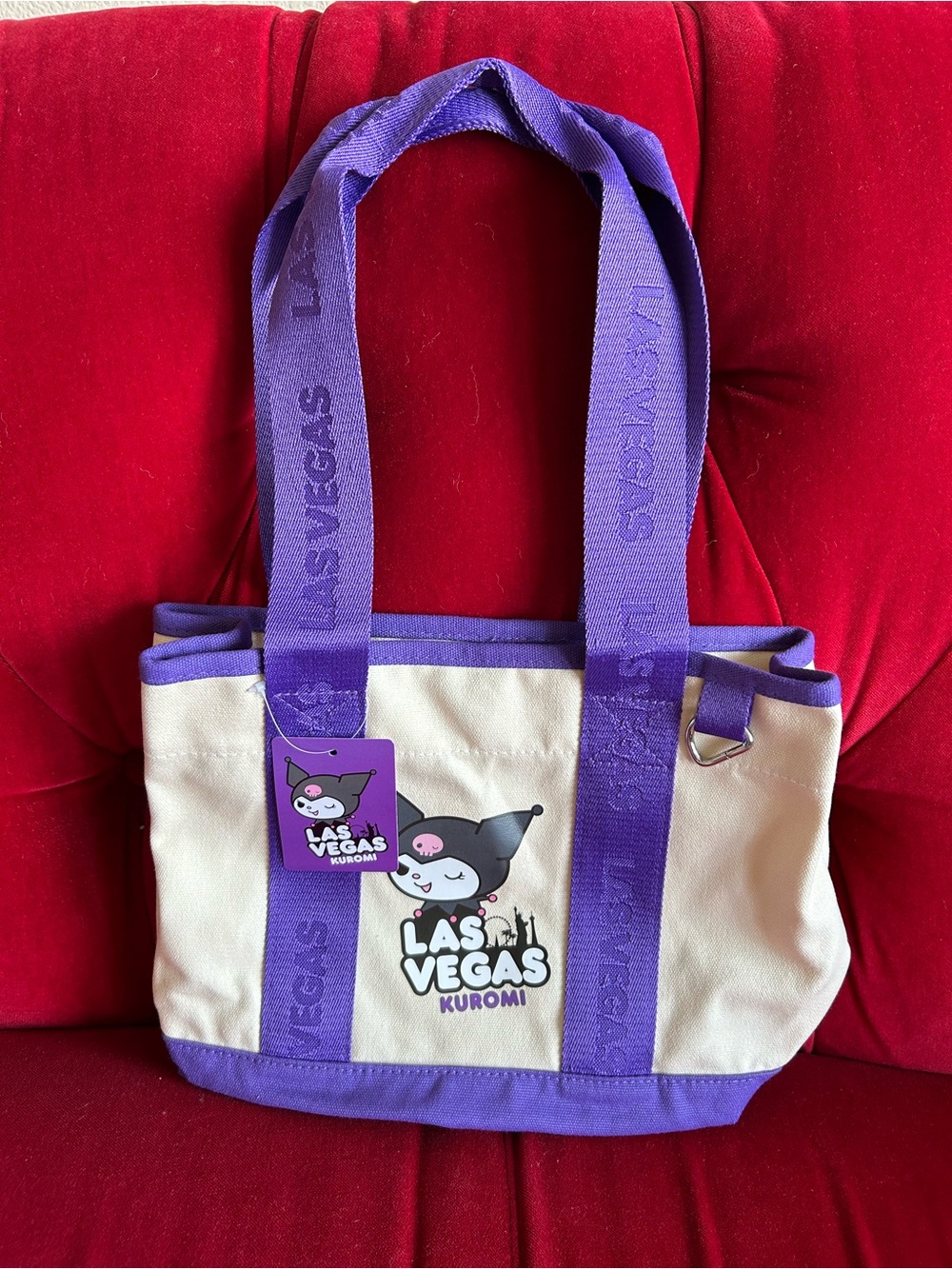 NWT Kuromi Las Vegas Exclusive Mini Tote Bag